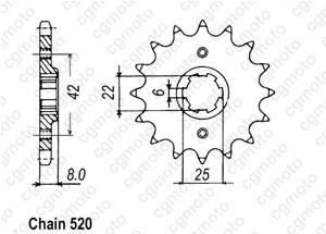 Honda rebel sprocket mod #3