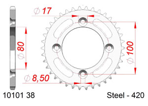 KIT STEEL HONDA CRF 110 2013-2018 Reinforced