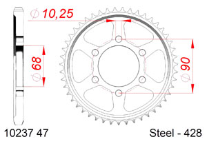 KIT STEEL HONDA CB 125 R 2018 Reinforced