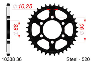 KIT STEEL HONDA CB 300 R NAJ 2018 Standard Xs-ring