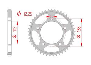 KIT STEEL HONDA CB 650 R 2019 Hyper Reinforced Xs-ring