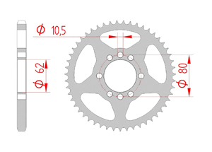 KIT STEEL YAMAHA XTZ 125 2003-2010 Reinforced Xs-ring