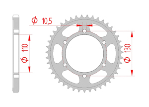 KIT STEEL YAMAHA TRACER 700 2016-2017 Reinforced Xs-ring