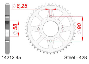 KIT STEEL SUZUKI GSX-S 125 Reinforced