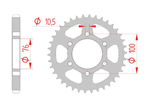 KIT STEEL SUZUKI GSX 500 E/ES 1983-1987