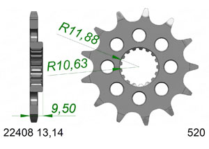 KIT ALU SUZUKI RM-Z 450 2015-2019 Reinforced plus Xs-ring