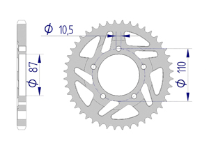 KIT ALU SV 650 S ABS 2007-2009