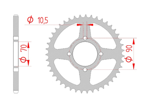 KIT STEEL KAWASAKI KFX 250 2003-2004