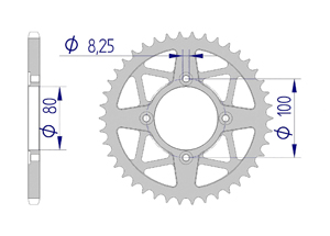 KIT ALU BETA 250 EVO 4T 2010-2018 Standard