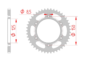 KIT STEEL HVA TE 150 2018-2019 MX reinforced