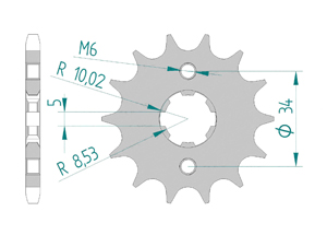 KIT STEEL RIEJU MARATHON 125 AC 2012-2016 Reinforced Xs-ring