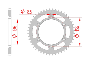 KIT STEEL GAS GAS EC 250 E4 2018 Standard Xs-ring