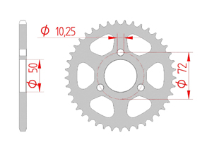 KIT STEEL HONDA NSR 50 2000 Standard