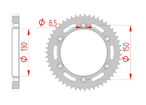 KIT STEEL HONDA XLR 125 R 1997-2001 Reinforced