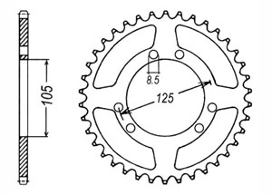 Kit MALAGUTI XTM 50 03-