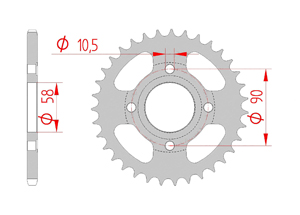 KIT STEEL HONDA CMX 250 1988 Reinforced