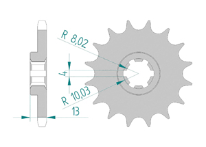 KIT ALU TM 80 SW CROSS/END 2001-2003