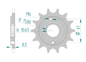 KIT STEEL HONDA XR 400 R 1996-2005 Standard Xs-ring