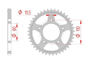 KIT STEEL HONDA XBR 500 1985-1986 Reinforced Xs-ring