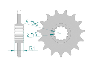 KIT STEEL HONDA CB 500 S 1994-2003 Reinforced Xs-ring