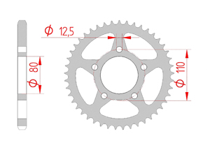 KIT STEEL HONDA CB 500 S 1994-2003 Reinforced Xs-ring