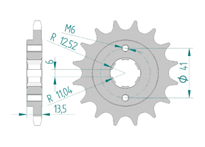 KIT STEEL HONDA XL 600 V 1987-1988 Reinforced Xs-ring