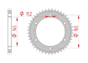 KIT STEEL HONDA NT 650 K HAWK GT 1988-1991 Reinforced Xs-ring