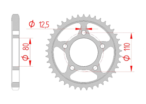 KIT STEEL HONDA CBX 750 F G 1984-1986 Reinforced Xs-ring