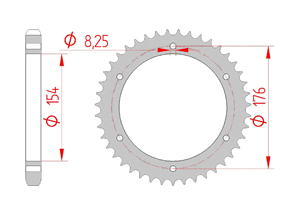 KIT STEEL HONDA VFR 750 F 1990-1998 Super Reinforced Xs-ring