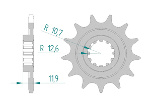 KIT ALU VOR 400 END 2001 Standard Xs-ring