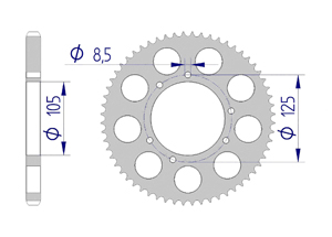 KIT ALU HM CRE 50 BAJA RR 2009-2010 Reinforced