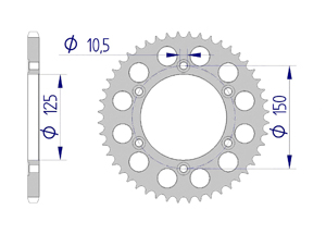 KIT ALU HONDA XR 250 R 1990-1995 Standard Xs-ring