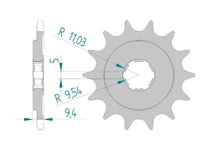 KIT ALU HONDA CR 250 R 1984-1985