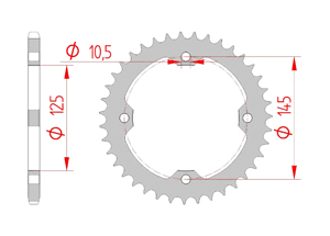 KIT STEEL BAROSSA 250 QUATERBACK INV. 06-07