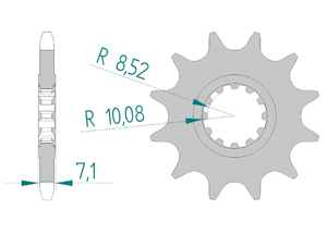 KIT STEEL CPI 50 X 2006-2009 Reinforced O-ring