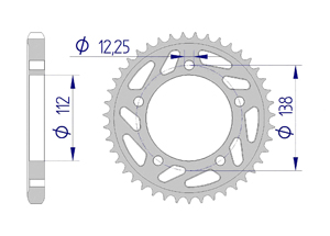 KIT ALU HONDA CBR 600 F 1991-1996 Super Reinforced Xs-ring