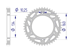 KIT ALU HONDA CBR 1000 RR 2004-2005 Super Reinforced Xs-ring