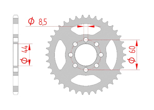 KIT STEEL YAMAHA FS1 50 1978-1979 Reinforced O-ring