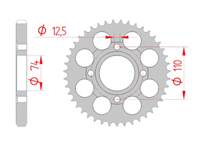 KIT STEEL YAMAHA XS 400 US Reinforced Xs-ring