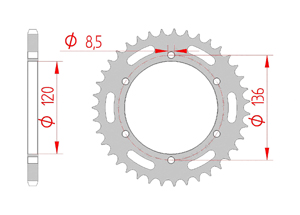 KIT STEEL YAMAHA SRX 600 1986-1993 Reinforced Xs-ring