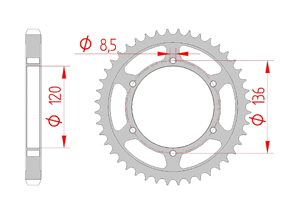 KIT STEEL YAMAHA FZ 600 1986-1988