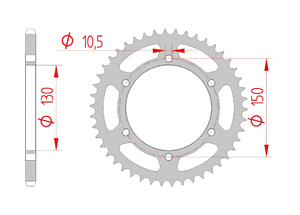 KIT STEEL RUB YAMAHA XJ 6 FA ABS 2010-2015