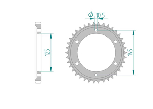 KIT STEEL YAMAHA FZ 700 1986