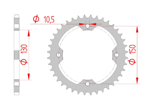 KIT STEEL TRITON 250 INVERSE 2005-2007 Reinforced Xs-ring