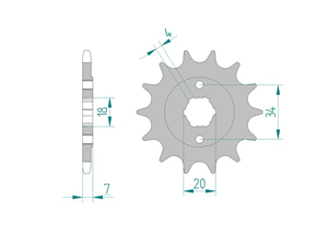 KIT STEEL XROADS 125 STINGER/MUSTANG 03-04