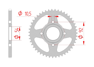 KIT STEEL MBK 50 X-POWER 1998-1999 Standard