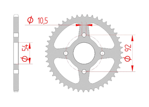 KIT STEEL MBK 50 X-POWER 2003-2006 Standard