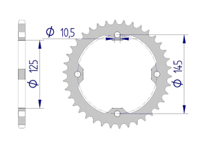 KIT ALU YAMAHA YFZ 450 S 2004-2013 Super Reinforced Xs-ring