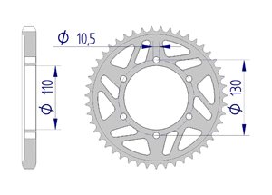 KIT ALU YAMAHA FZ 6 S2 FAZER 2007-2010 Super Reinforced Xs-ring