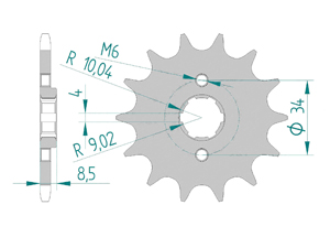 KIT STEEL SMC 250 2003-2004 Reinforced Xs-ring